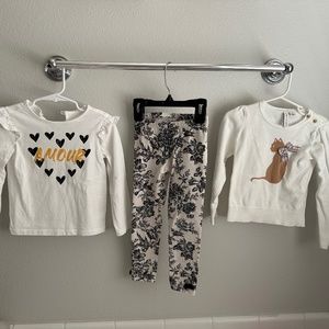 Janie and Jack 3 piece bundle Size 3
